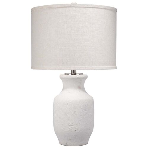 Gilbert Table Lamp, Matte Textured White