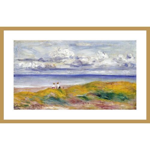 On The Cliffs by Pierre-Auguste Renoir Framed Print On The Cliffs by Pierre-Auguste Renoir Framed Print
