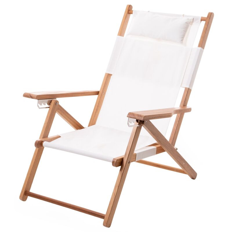 Tommy Beach Backpack Chair, Antique White