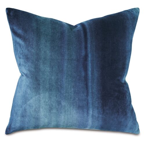 Marissa 22x22 Ombr Chenille Pillow, Blue~P77634413