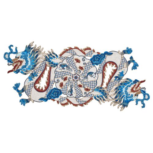 Orient Runner in White & Multi