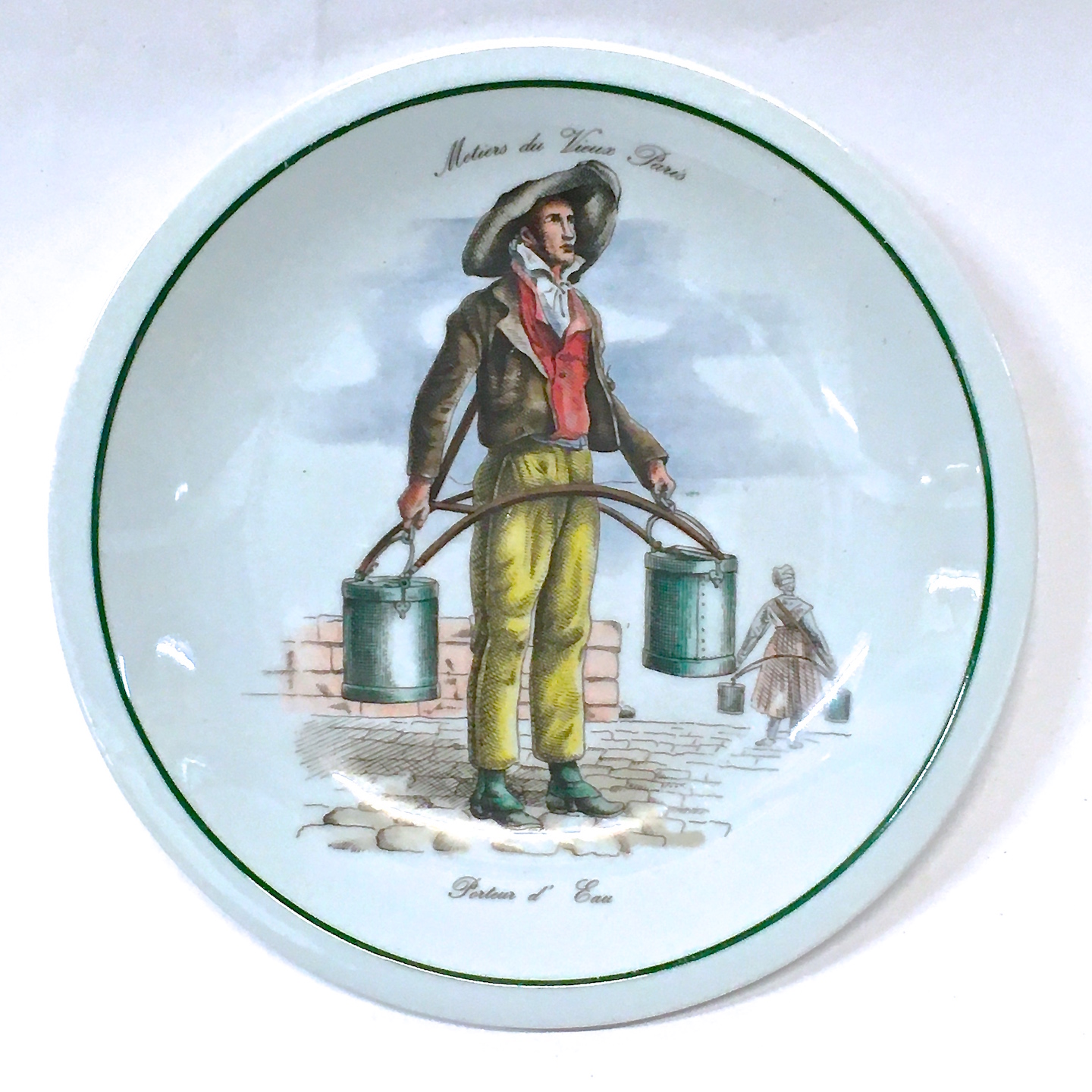 Trades Of Old Paris Plate, Water Carrier~P77662498