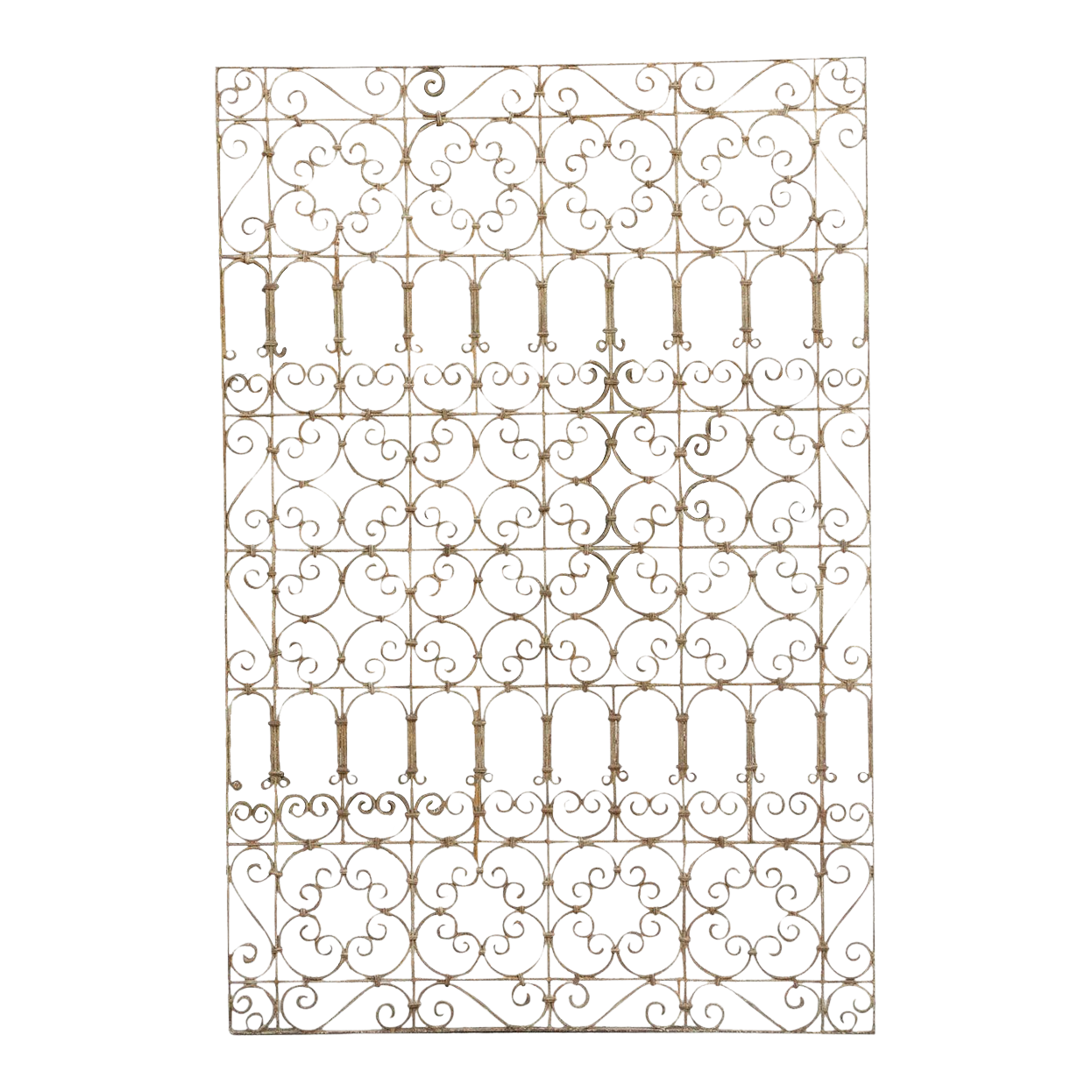 Patinated Indian Mugal Iron Panel~P77711917