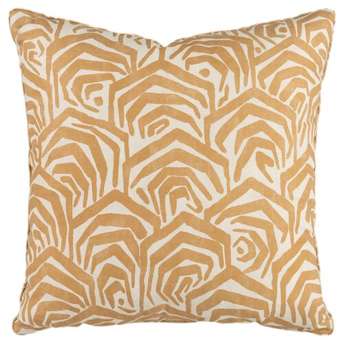 Greene Geometric Pillow, Golden Rod