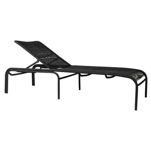 Loop Outdoor Chaise Lounge, Black~P77641602