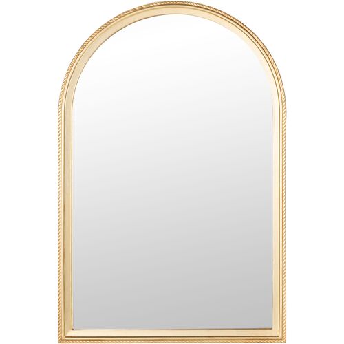 Lyla Arched Wall Mirror, Gold Leaf~P77643689
