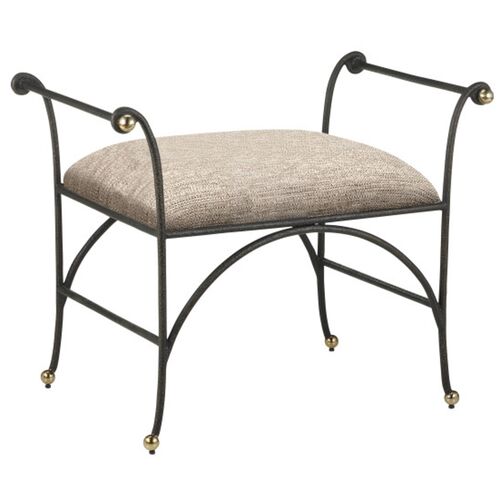 Mabel Performace Fabric Ottoman, Barrett Sandstone