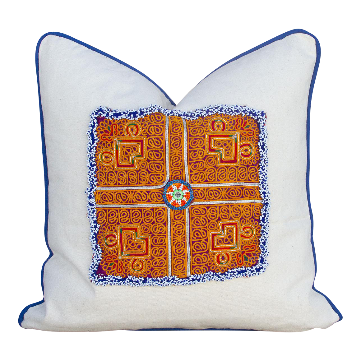 Chahi Vintage Boho Throw Pillow~P77647448
