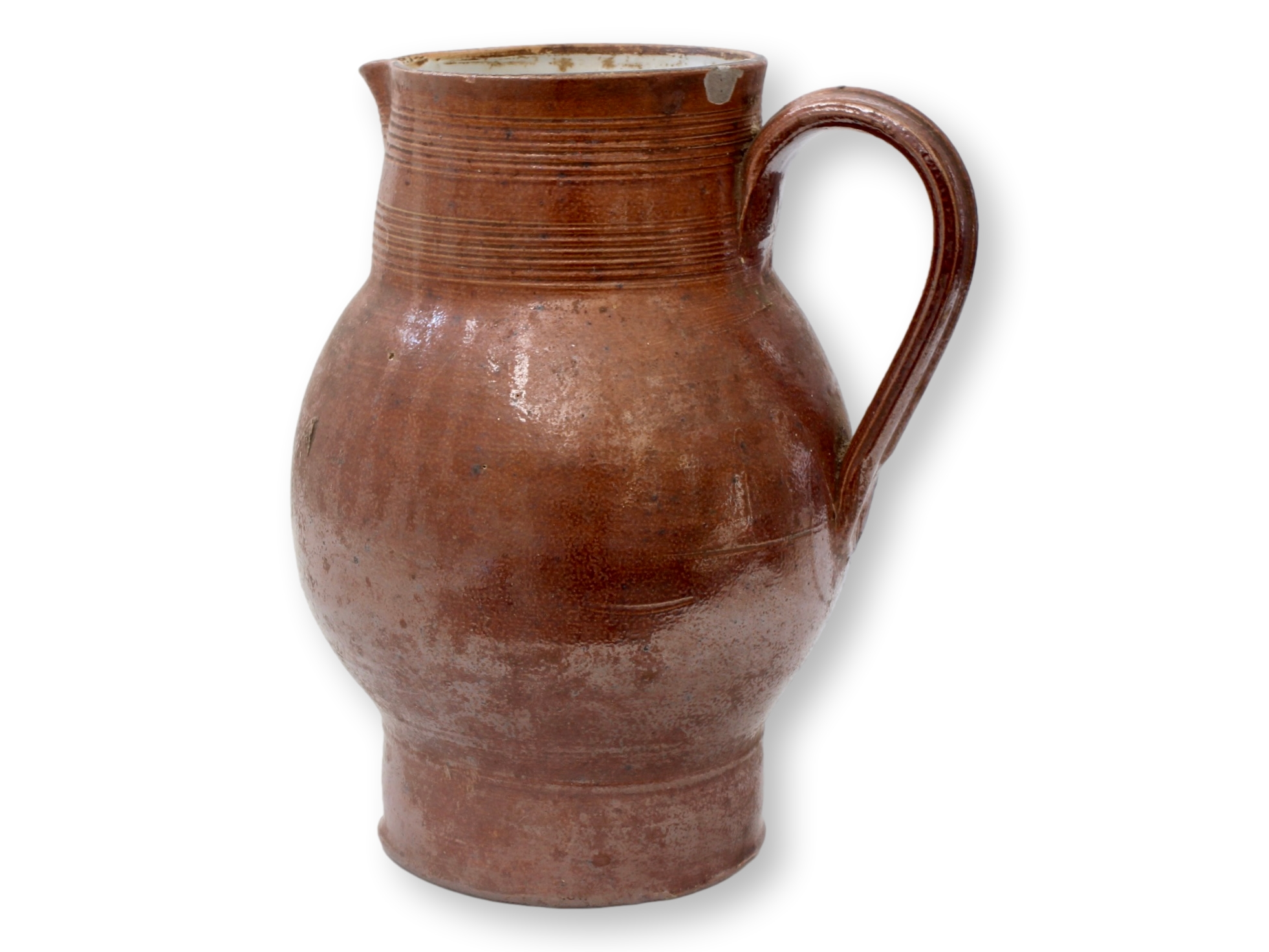 Antique Rustic French Stoneware Pitcher Antique Rustic French Stoneware Pitcher~P77710262