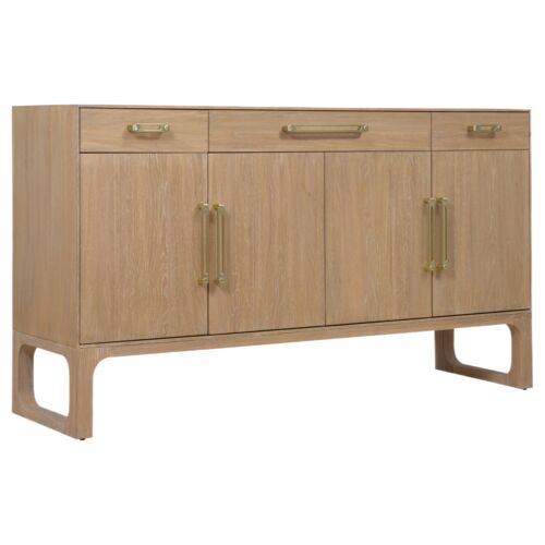 Banyon Bay Marble Top Buffet, Natural/Cream