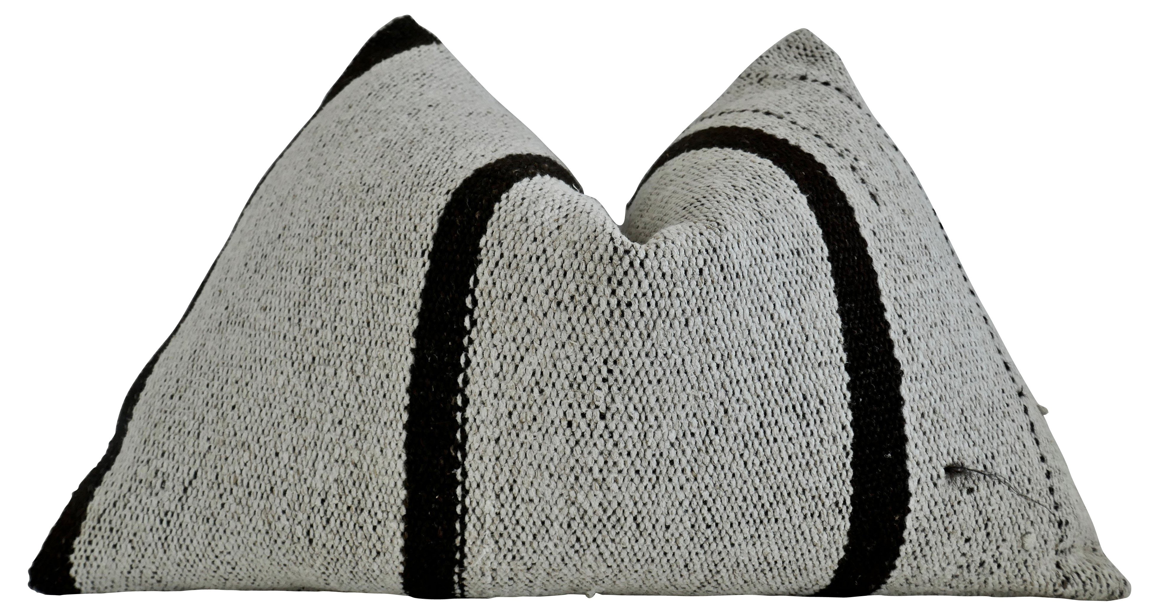 Berber Handwoven Natural Kilim Pillow~P77547522