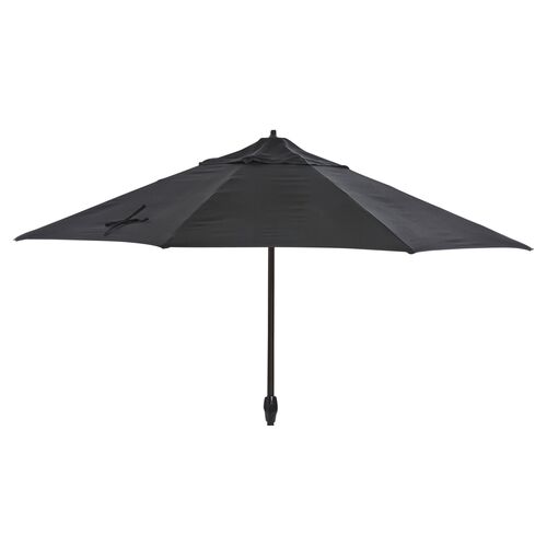 Veda Patio Umbrella, Black Sunbrella~P77329828