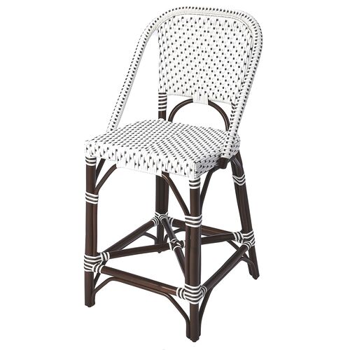 Callie Rattan 25" Counter Stool Callie Rattan 25" Counter Stool