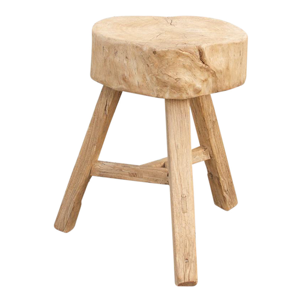 Asian Elm Wood Stump Table~P77661406