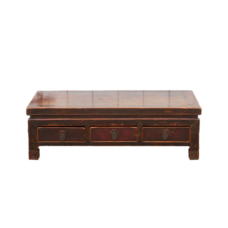 Antique Ming Style Lacquered Table