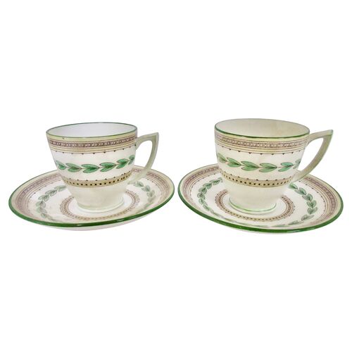 Mintons English Porcelain Demitasses S/2~P77615529