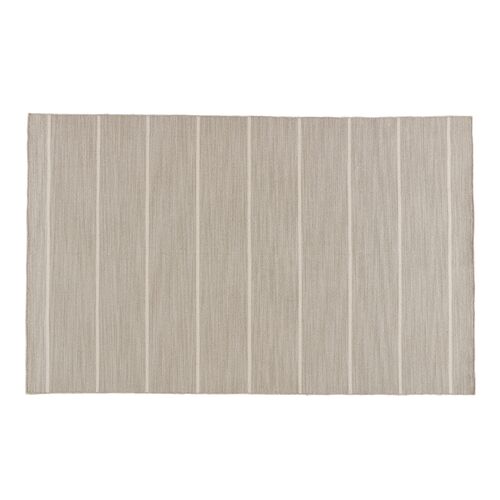 Stripe Flat-Weave Rug, Beige/Ivory~P76408721