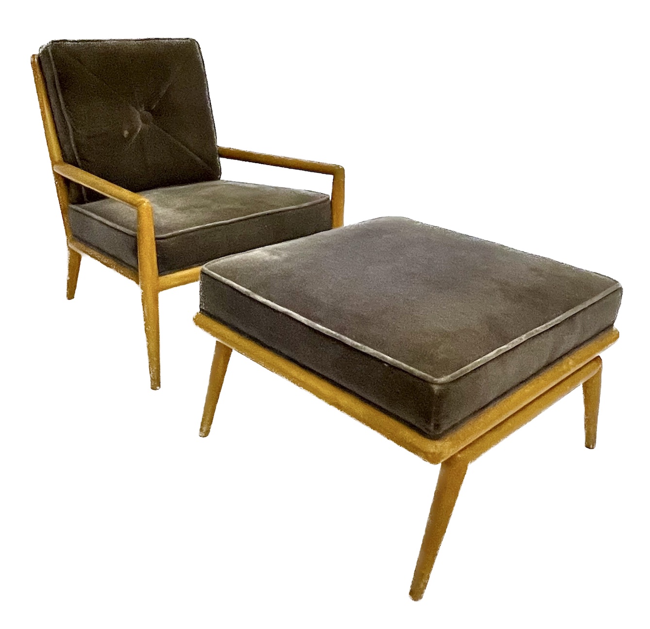 Robsjohn Gibbings Lounge Chair & Ottoman~P77687314