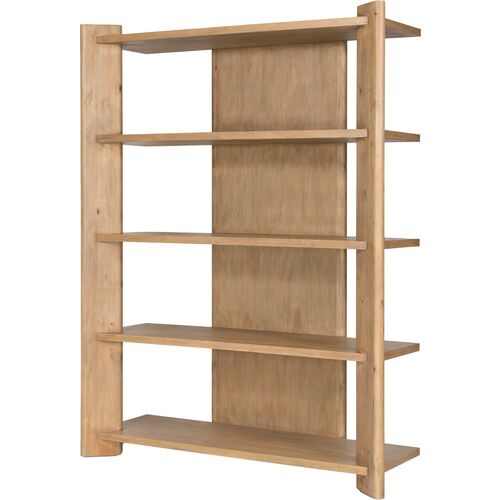 Tommy Grand Bookcase, Natural Smoked Pine~P111117782