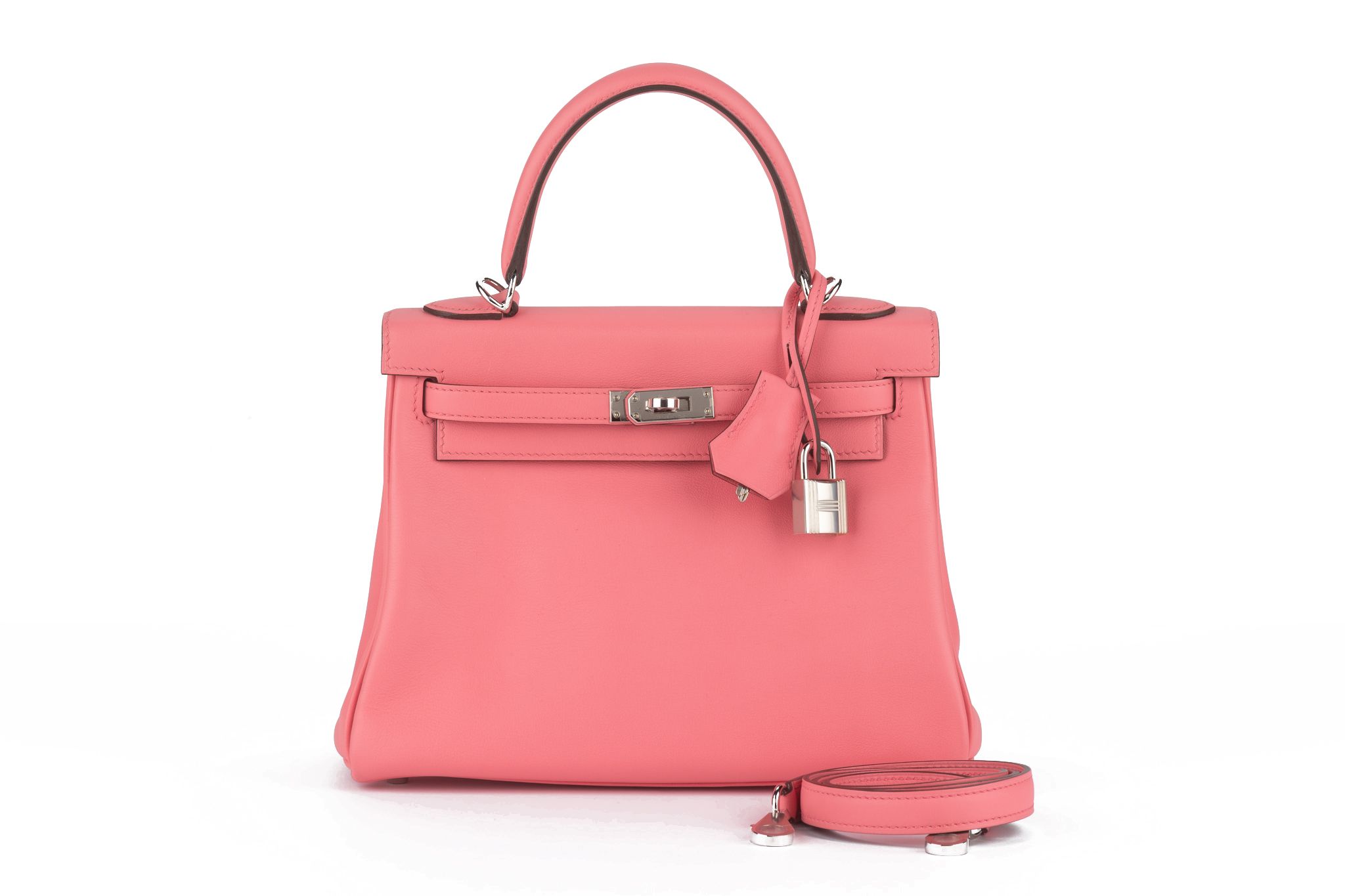 Hermès Kelly 25 Retourne Swift Rose Etè~P77731518