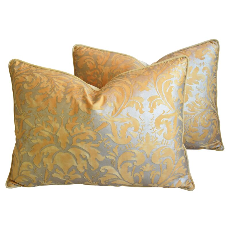 Mariano Fortuny Lucrezia Pillows, Pair