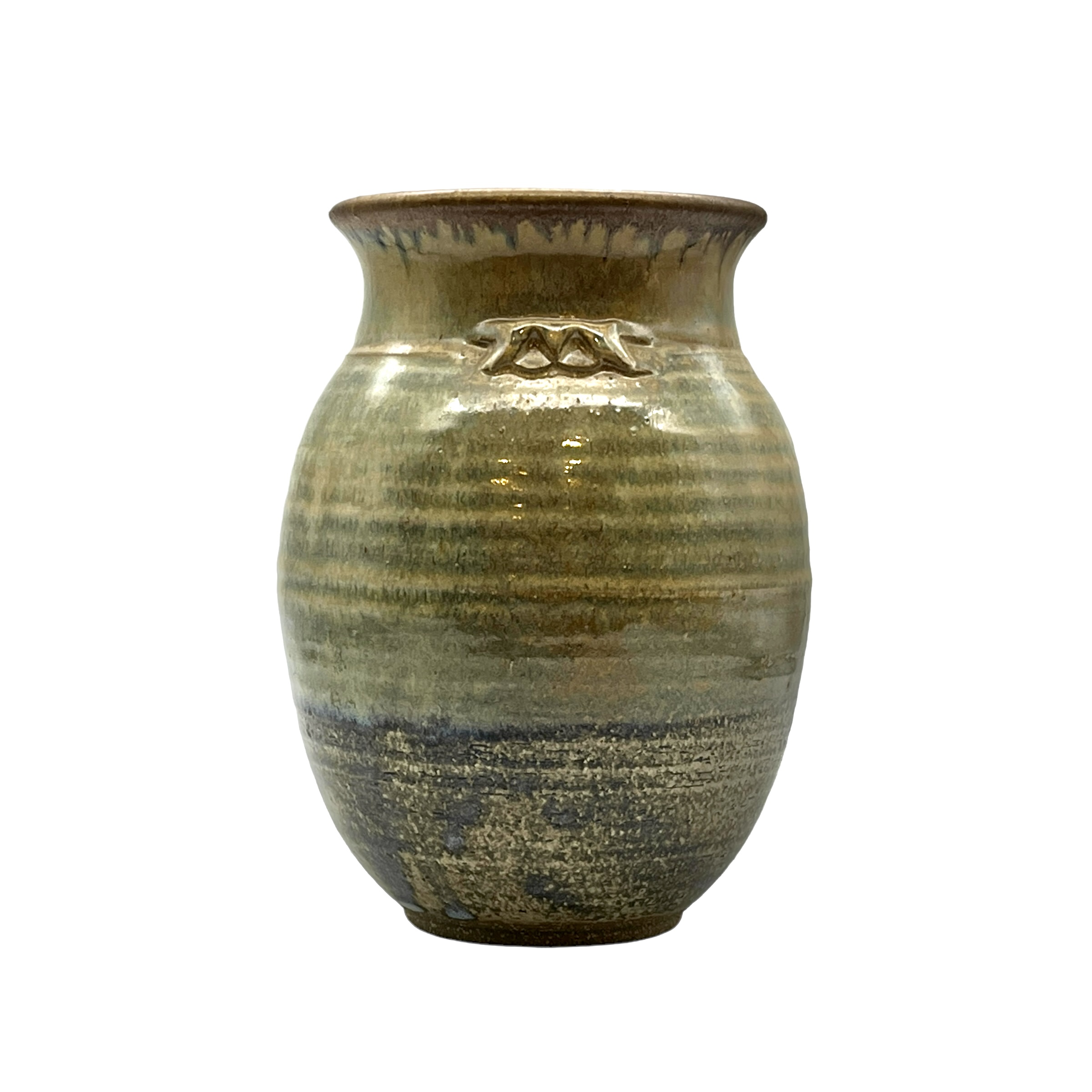 Glazed Ceramic Sage Green Vase~P77659547