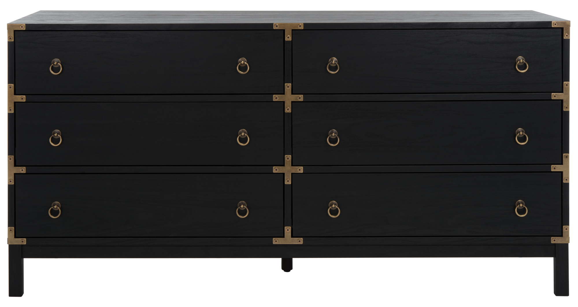 Mirelle 6-Drawer Campaign Dresser | One Kings Lane