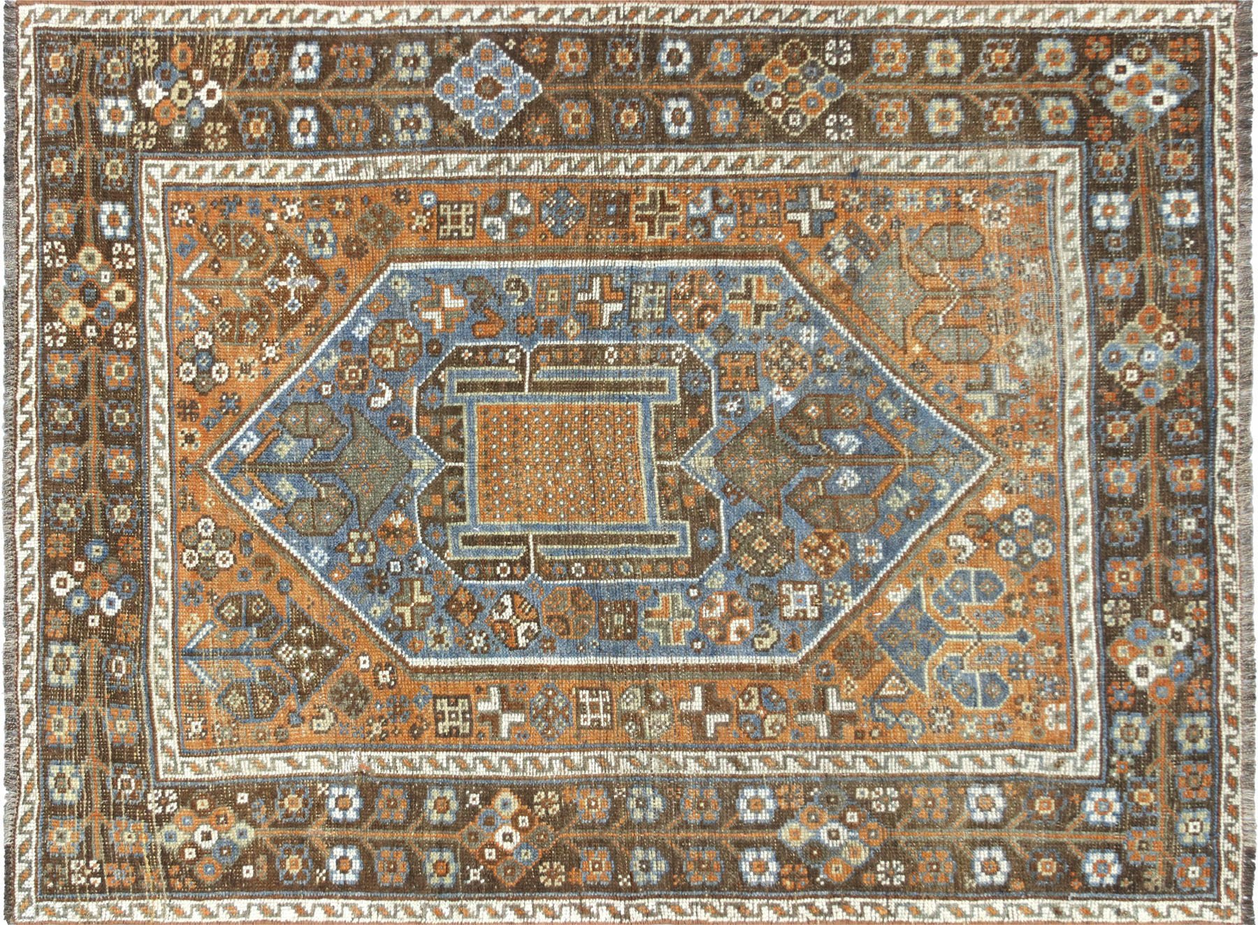 1920s Persian Shiraz Rug, 3'11" x 5'2"~P77604217