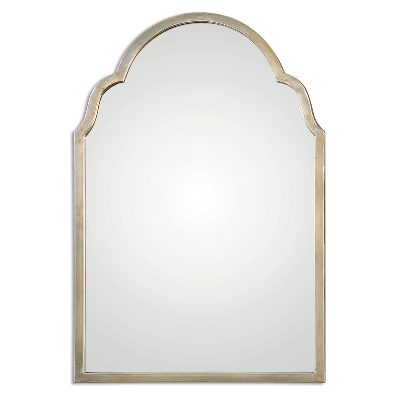 Madoka Wall Mirror, Gold Leaf
