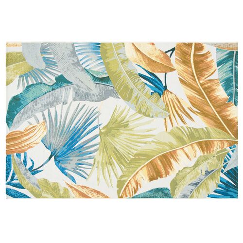 Leaves Rug, Gold