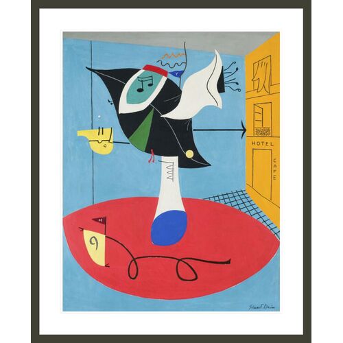 Still Life with Flowers by Stuart Davis Framed Print Still Life with Flowers by Stuart Davis Framed Print