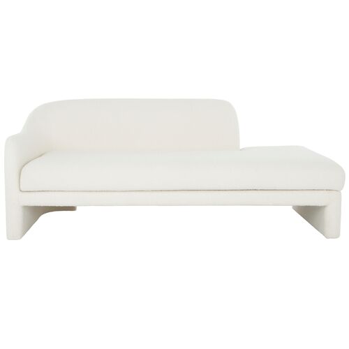 Nora Daybed, White Boucle