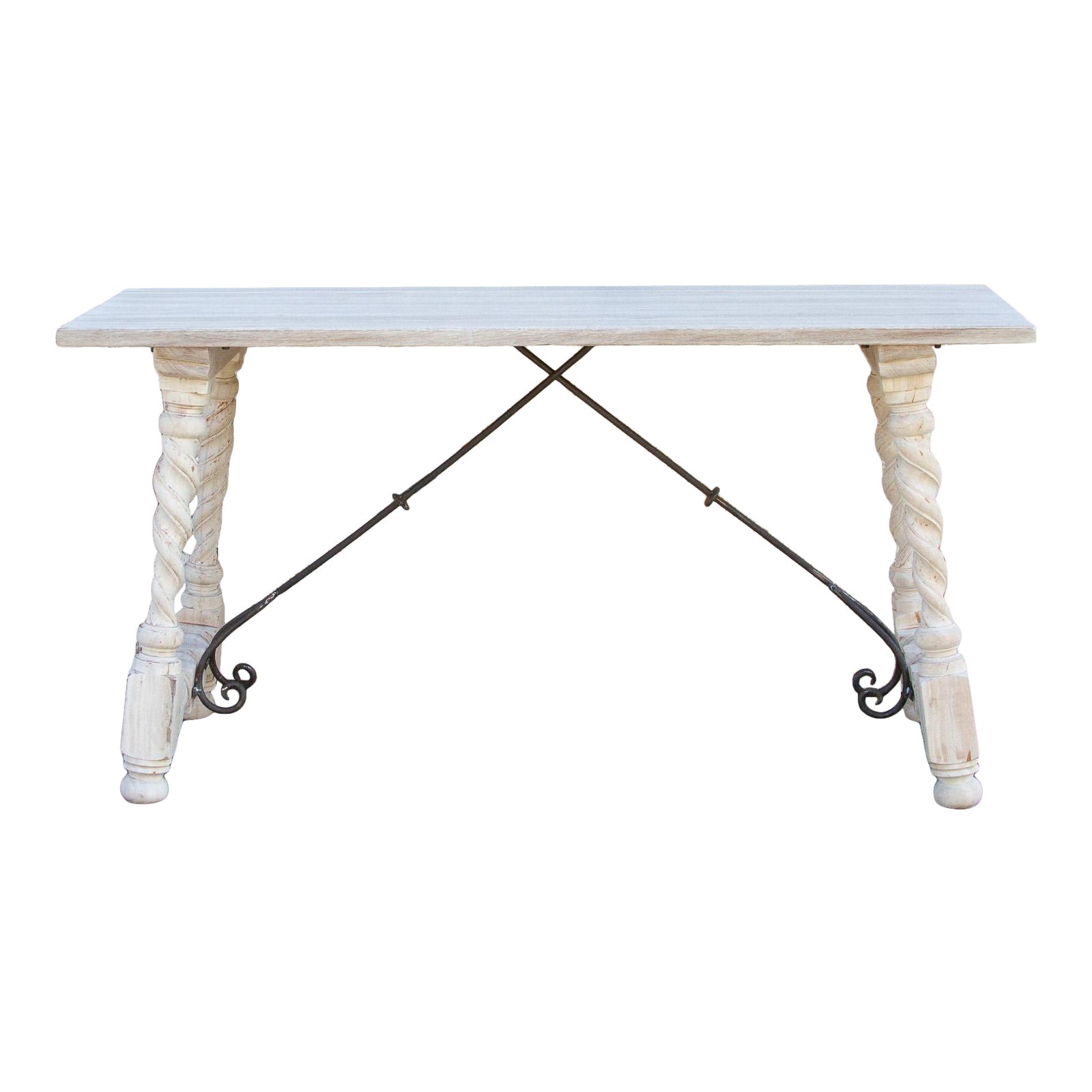 Indo-Portuguese Bleached Writing Table~P77617572