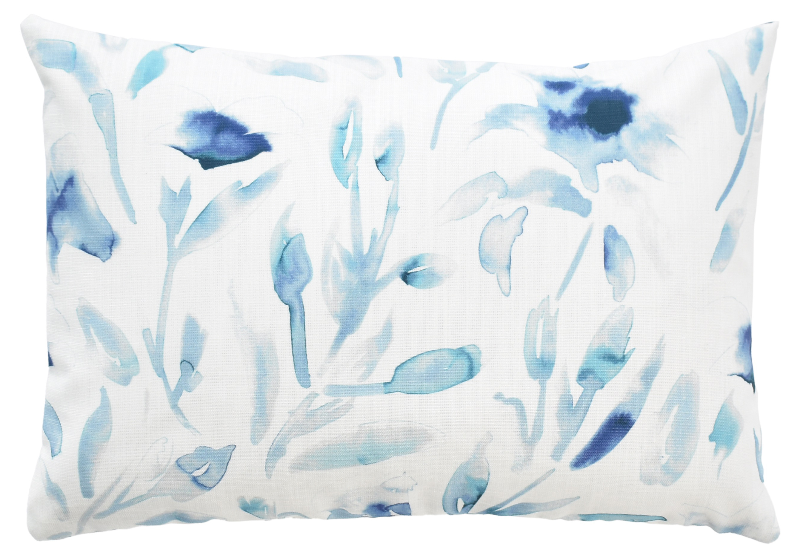 Flora Watercolor Lumbar Pillow One Kings Lane