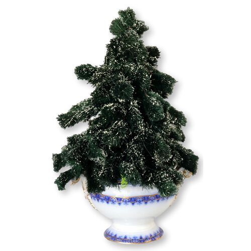 Holiday Tree in Antique English Tureen~P77662907