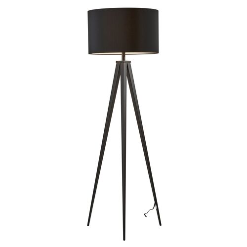 Dayle Tripod Floor Lamp, Black~P40858562