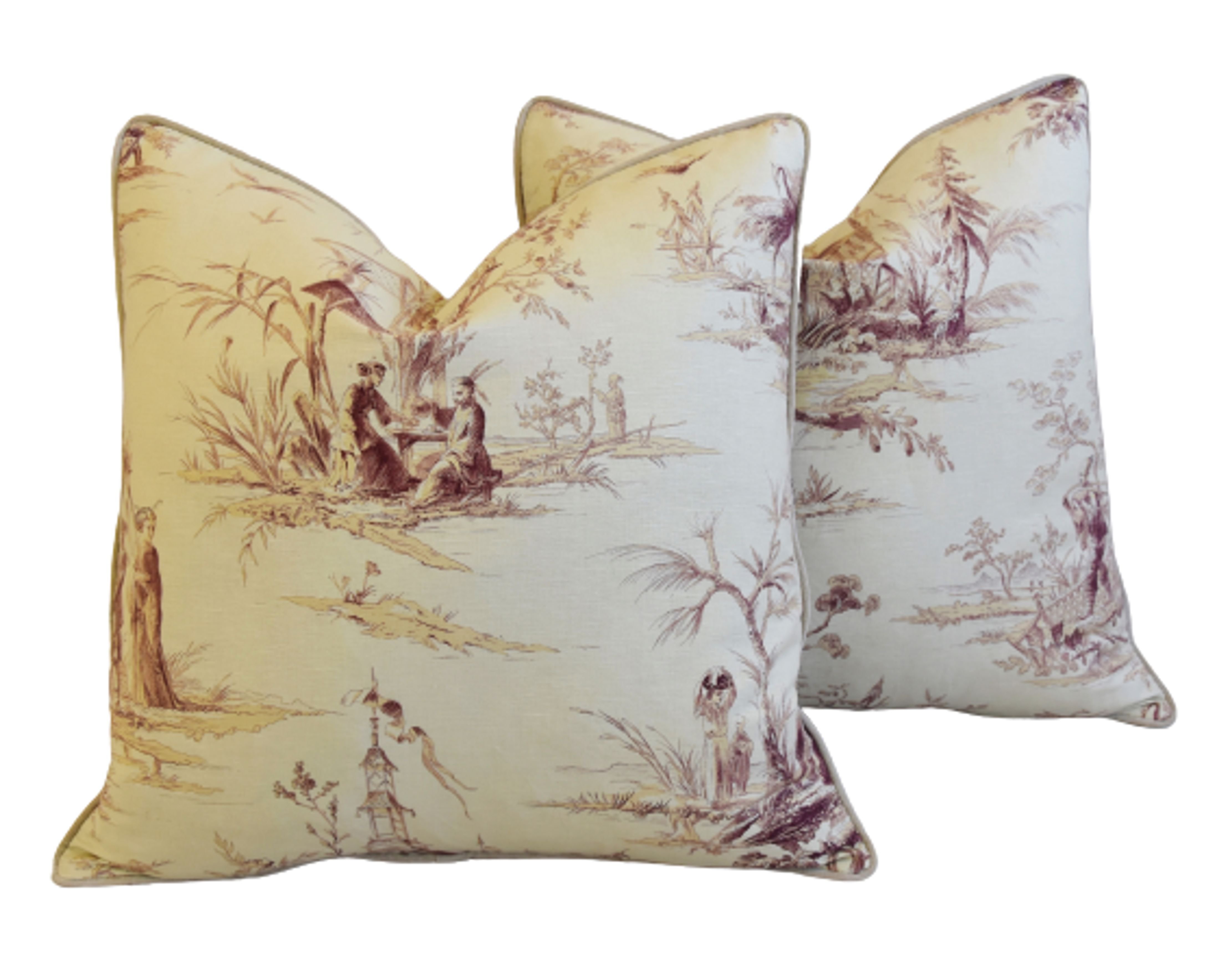 Old World Weavers Chinoiserie Pillows Pr~P77618596