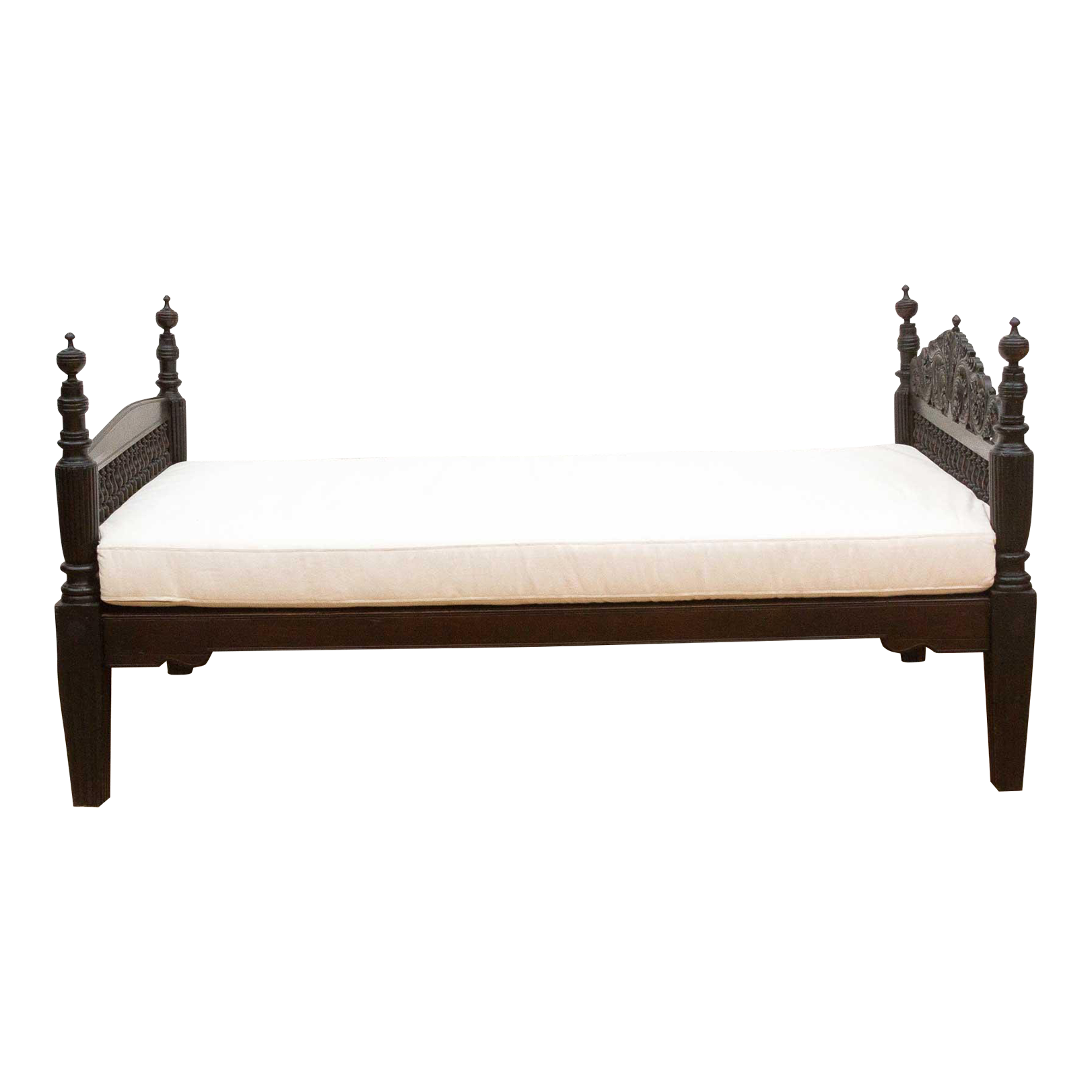 Antique Anglo Indian Carved Daybed~P77711505
