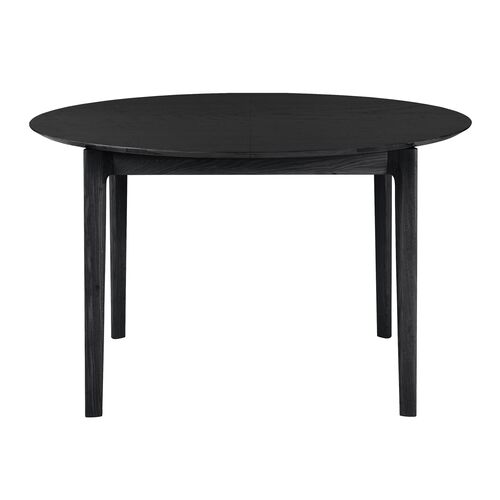 Bok Round/Oval Extendable Dining Table, Black Oak