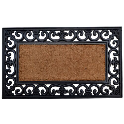 Country Rectangle Doormat, Brown Country Rectangle Doormat, Brown