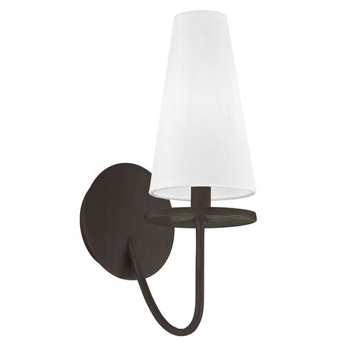 Marcel Iron Single Light Wall Sconce, Textured Bronze Marcel Iron Single Light Wall Sconce, Textured Bronze