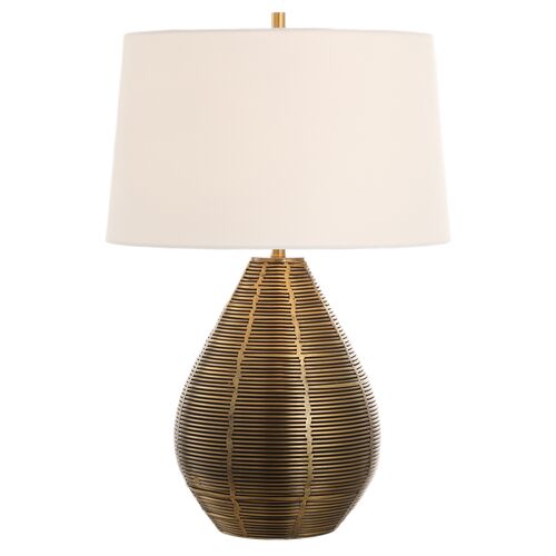 Kairos Table Lamp, Brass/Gold