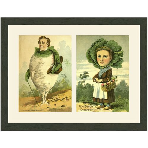 Whimsical Vegetable Couple, 1900~P75549149