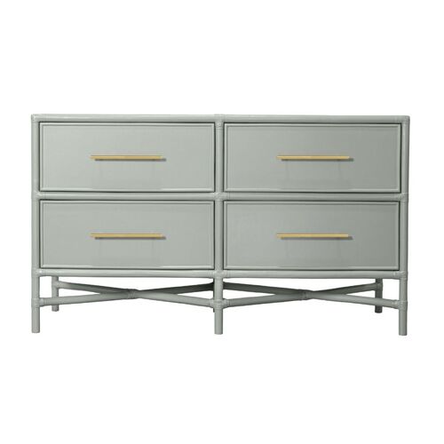 Verona Rattan 4-Drawer Dresser