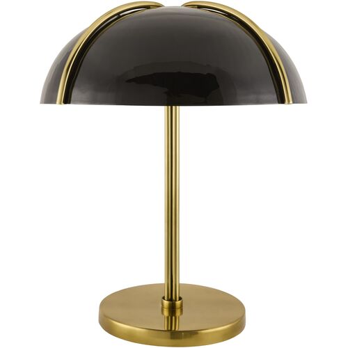 Pascala Table Lamp, Gold/Black