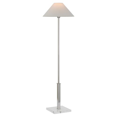 Asher Floor Lamp, Polished Nickel~P111119495