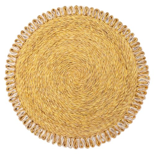 Loopy Abaca Placemats, Set of 4