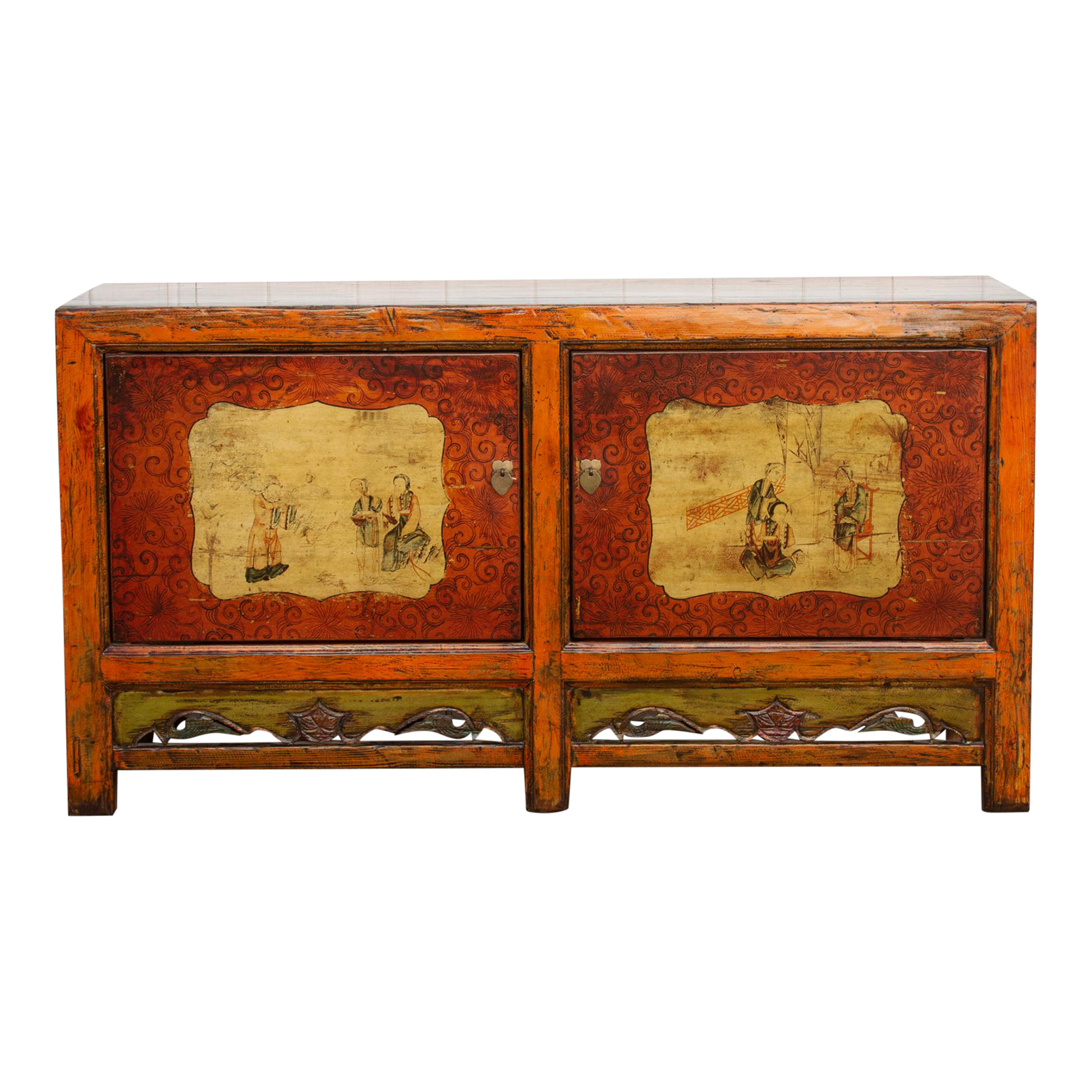 Jasper Orange Mongolian Sideboard~P77687822