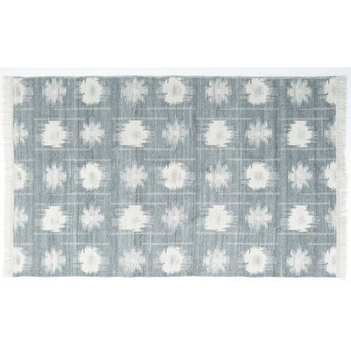 Amina Handmade Outdoor Rug, Blue Amina Handmade Outdoor Rug, Blue