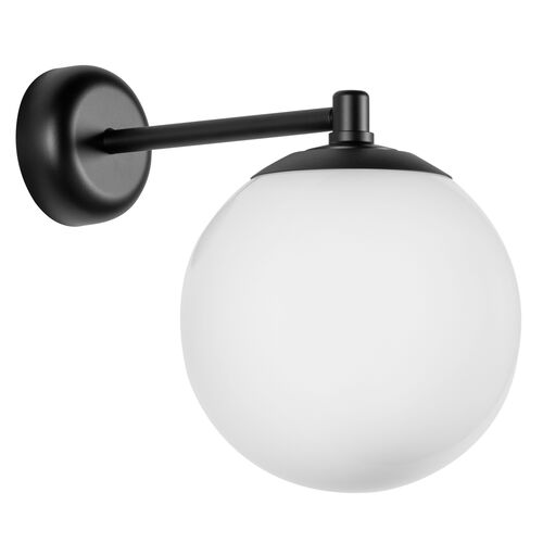 Zenley Outdoor Wall Sconce, Matte Black